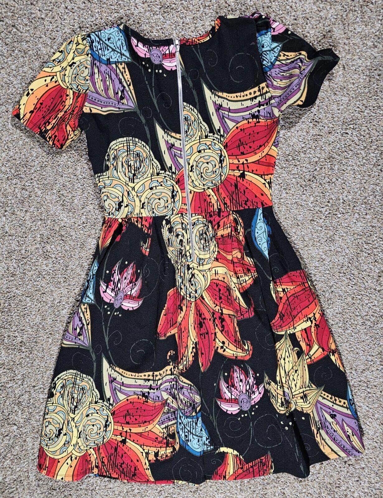 Designer lularoe floral dress simply comfortable Medium Size M / US 6-8 / IT 42-44 - 5 Thumbnail