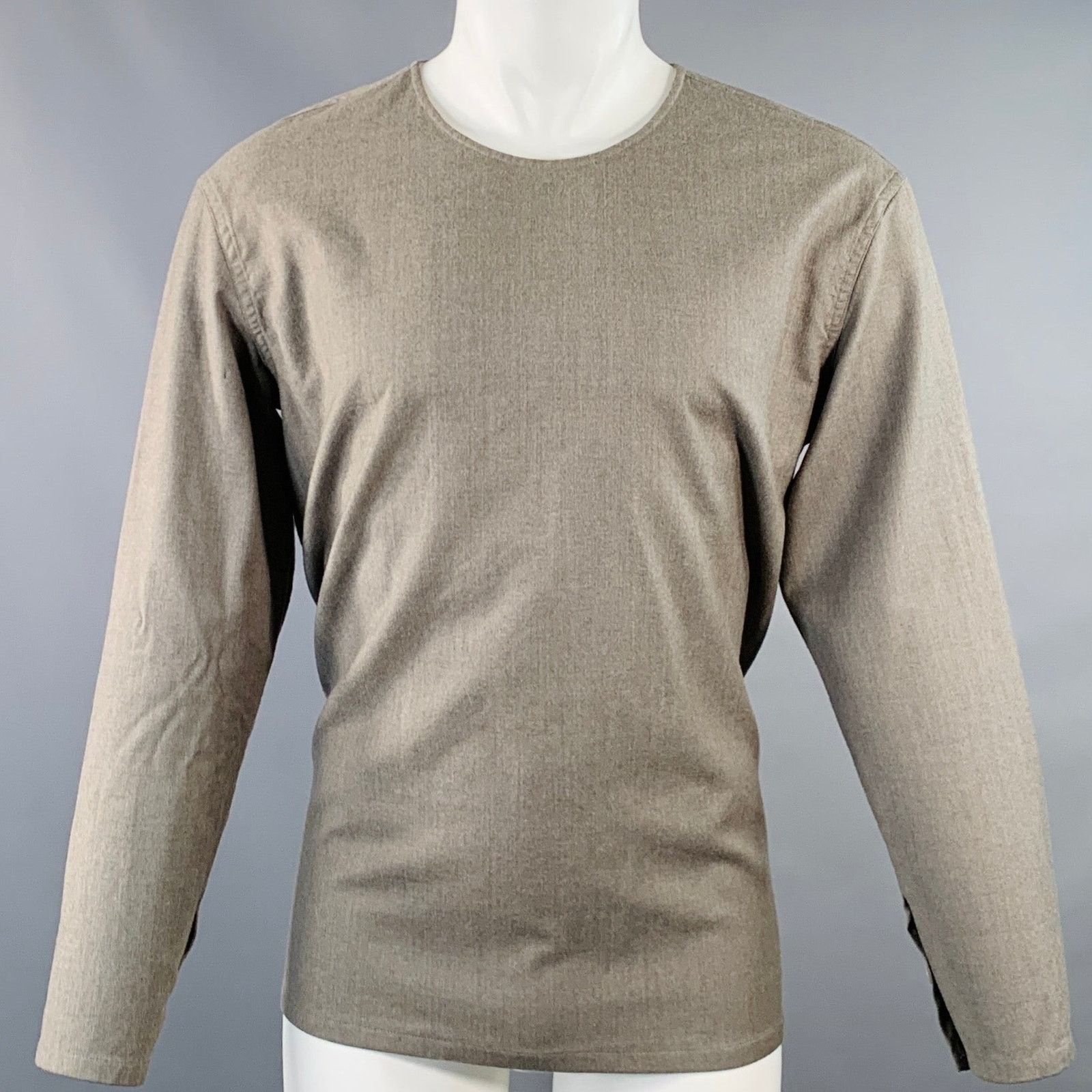 Christophe Lemaire CHRISTOPHE LEMAIRE Heather Virgin Wool Cashmere Crew Neck Size US XS / EU 42 / 0 - 1 Thumbnail