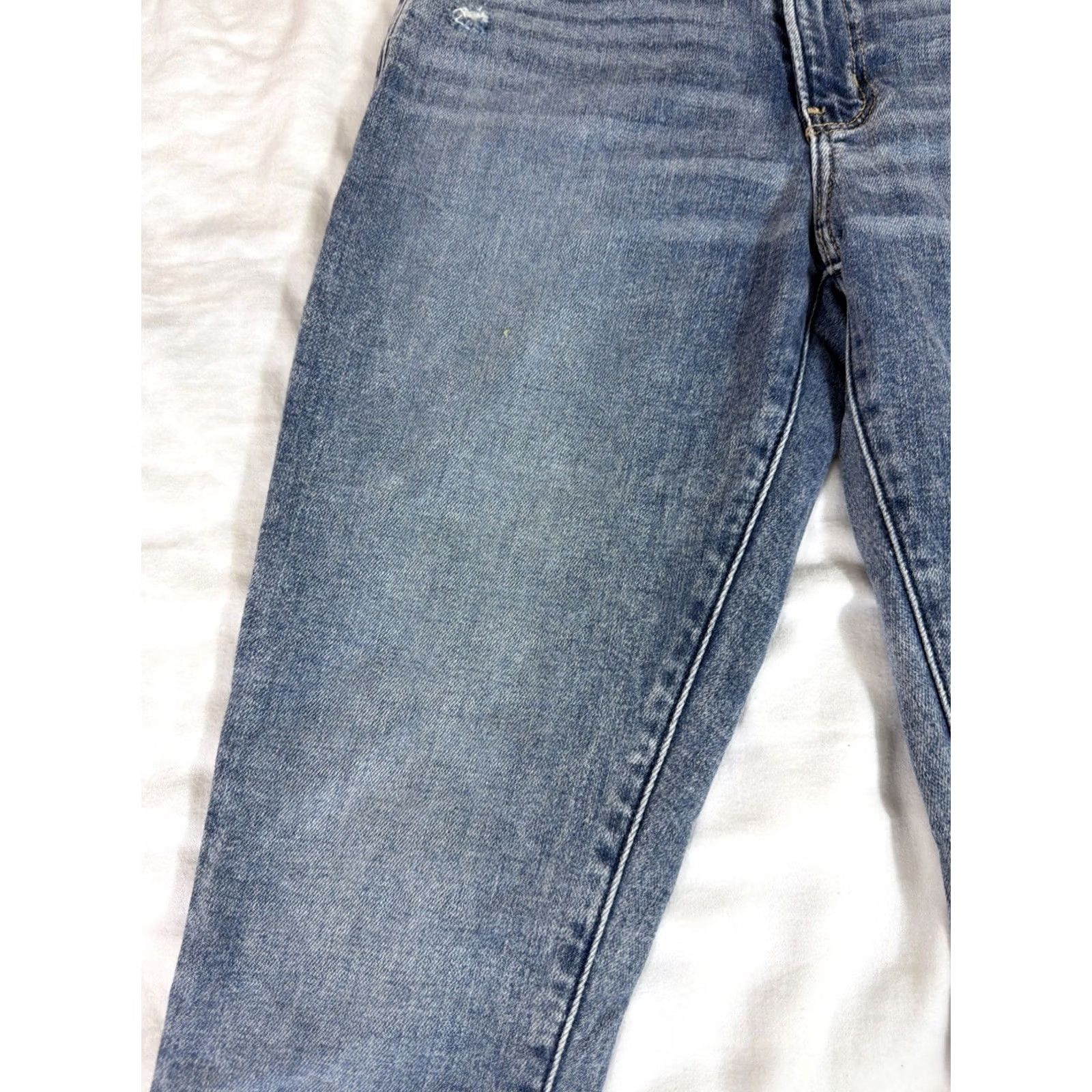 Abercrombie & Fitch Abercrombie & Fitch Women’s Jeans Skinny Light Wash High Rise Ankle 0 Blue XS? Size 42" / US 20 - 6 Thumbnail