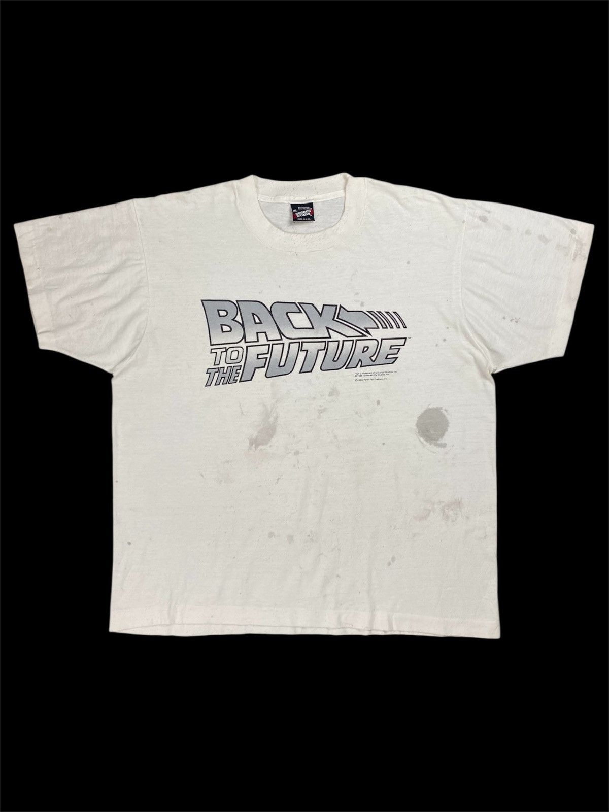 Vintage Vintage Back To The Future 1985s Movie T-Shirt Size US XL / EU 56 / 4 - 1 Thumbnail