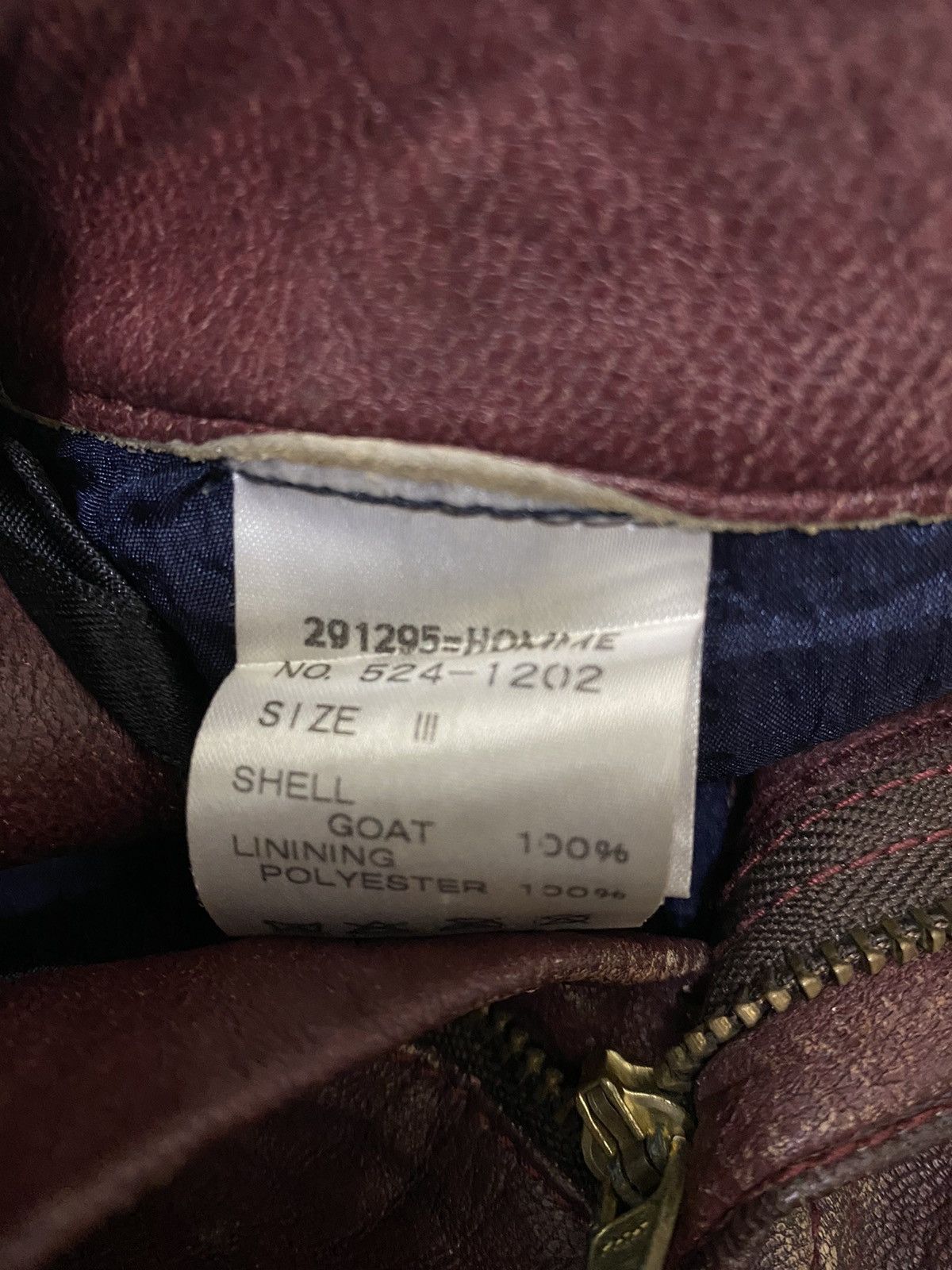 If Six Was Nine × Japanese Brand × Le Grande Bleu (L.G.B.) 291295 = HOMME Goat Leather Destroyed Pants (C1) Size US 31 - 9 Thumbnail