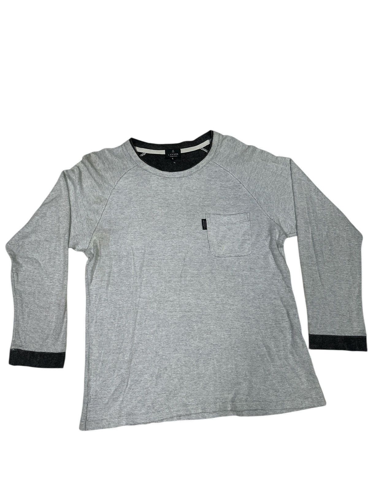 Japanese Brand Lanvin LongSleeve Single Pocket🎌💥 Size US XL / EU 56 / 4 - 1 Thumbnail