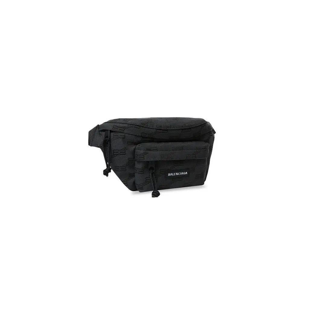 Balenciaga o1srvl11e0525 Size: OS / Signature Beltpack Medium Black Size ONE SIZE - 2 Thumbnail