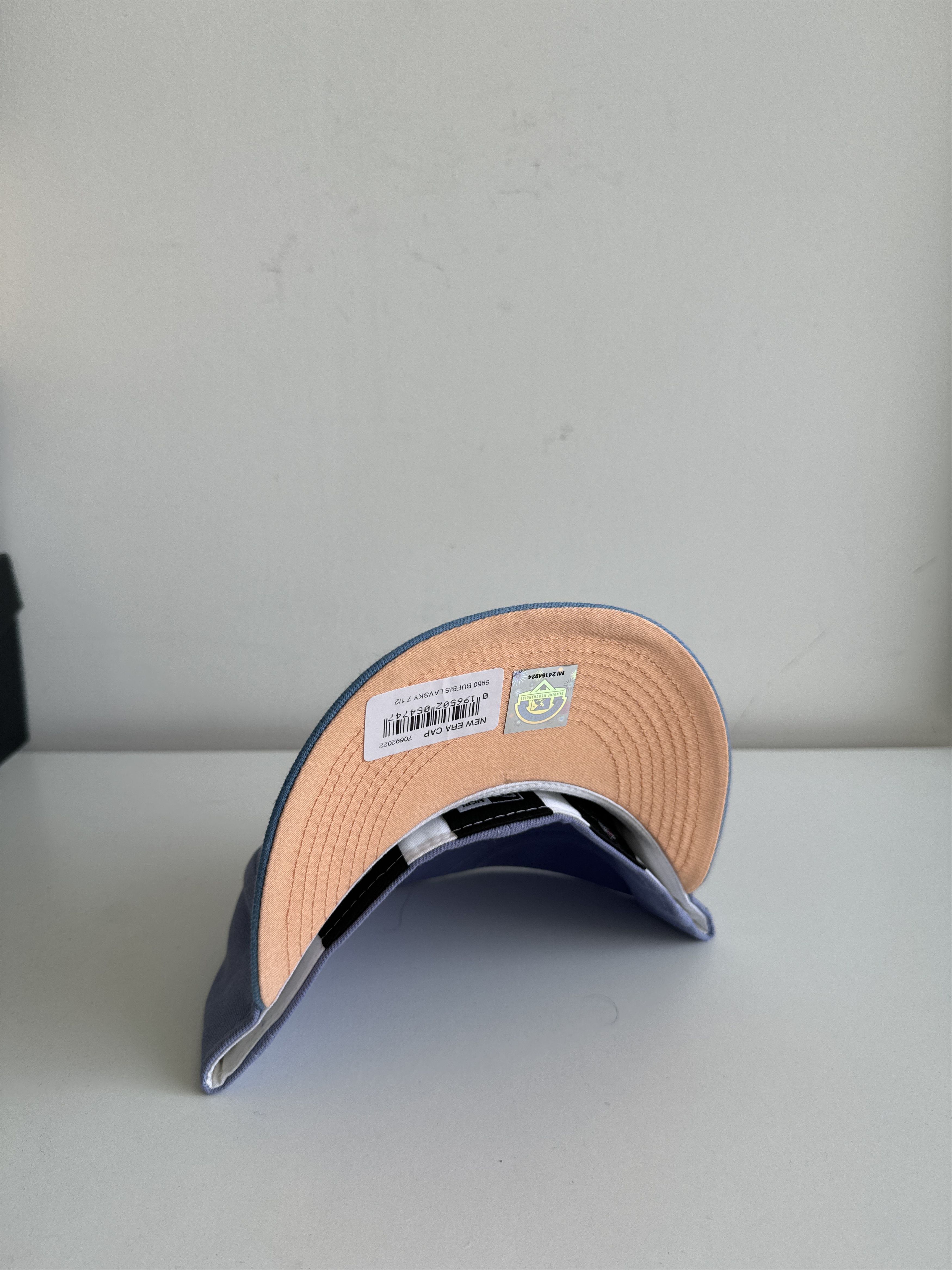 Hat Club × Topperz Size 7 1/2 New Era Buffalo Bisons Fitted Hat Lavender Size ONE SIZE - 2 Thumbnail