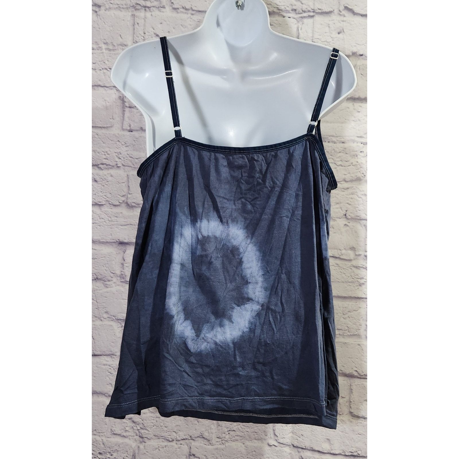 Other Lane Bryant Blue Tie Dye Lace Spaghetti Strap Tank Top 18 20 Size XXL / US 16-18 / IT 52-54 - 4 Thumbnail