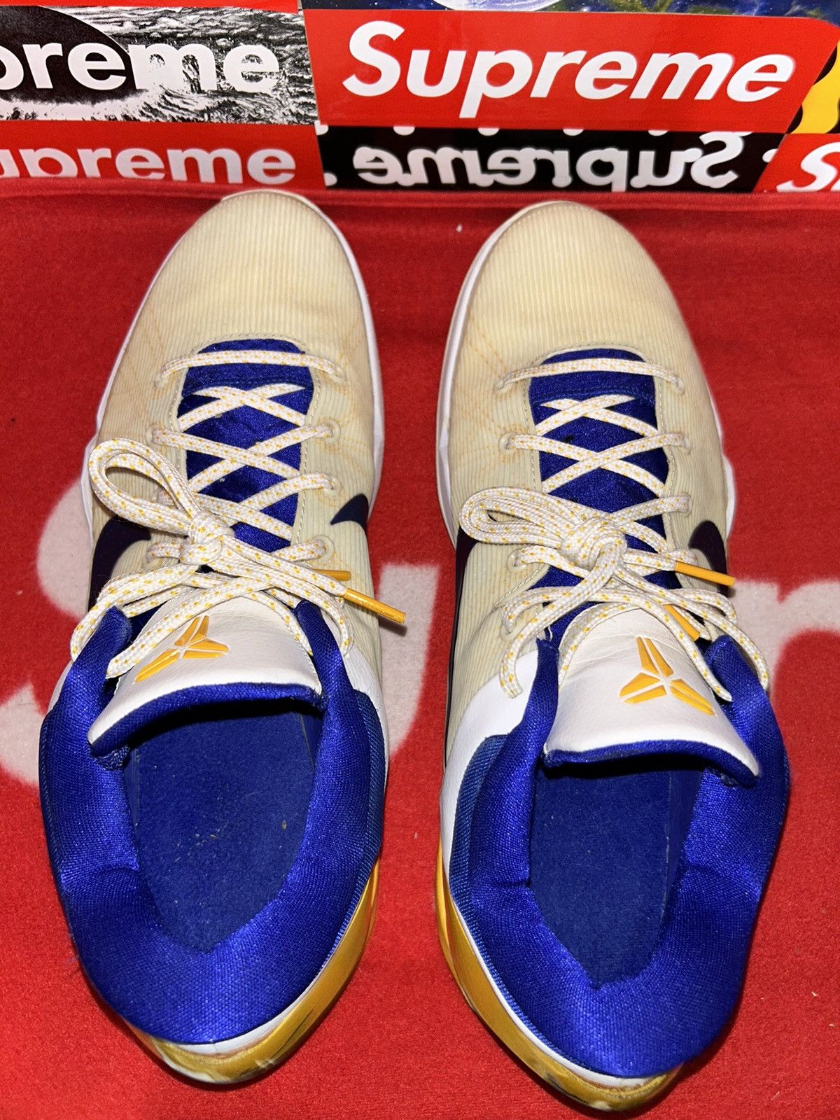 Nike Nike Kobe 7 Lakers Home 488371-101 size 14 Size US 14 / EU 47 - 4 Thumbnail