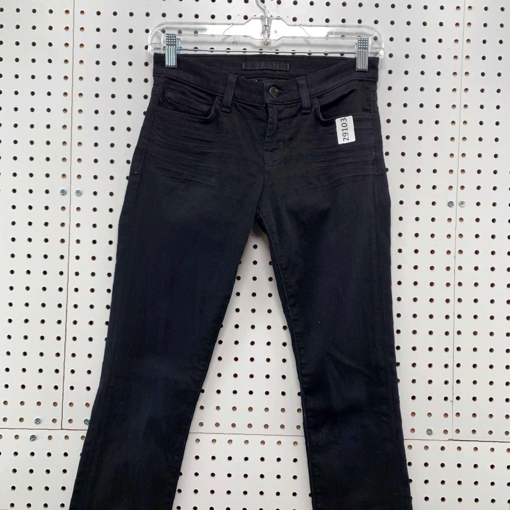 J Brand VINTAGE J Brand Black Denim Skinny Jeans Womens Size 25 Slim Fit Size 42" / US 20 - 2 Thumbnail