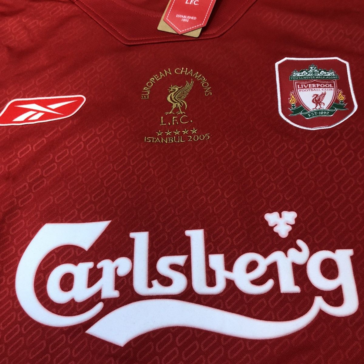 Other Liverpool 2005 champions league retro jersey #8 Gerrard Size US M / EU 48-50 / 2 - 4 Thumbnail