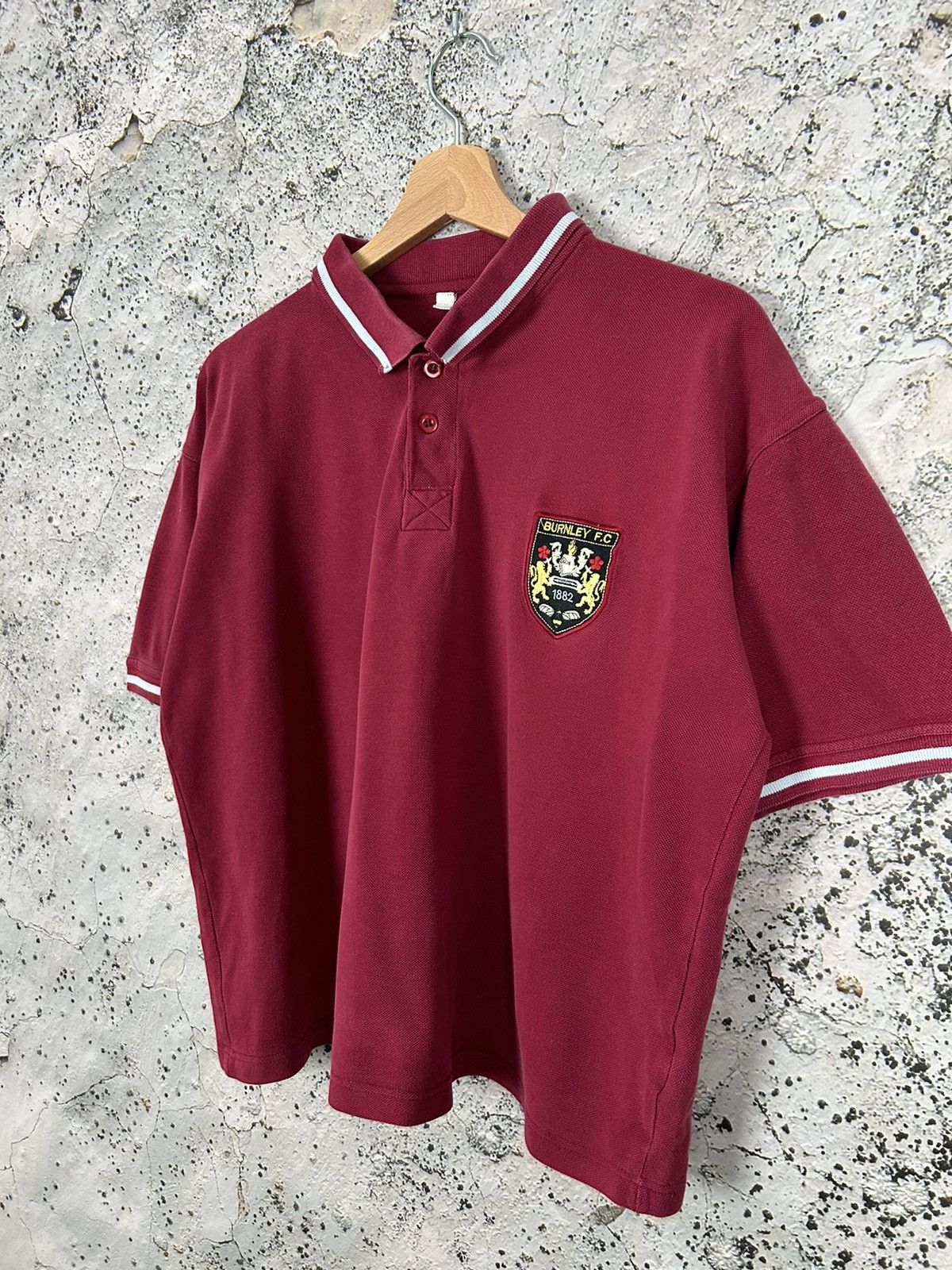 Vintage Vintage Burnley FC Soccer Jersey Football Polo Retro 90s Size US S / EU 44-46 / 1 - 2 Thumbnail