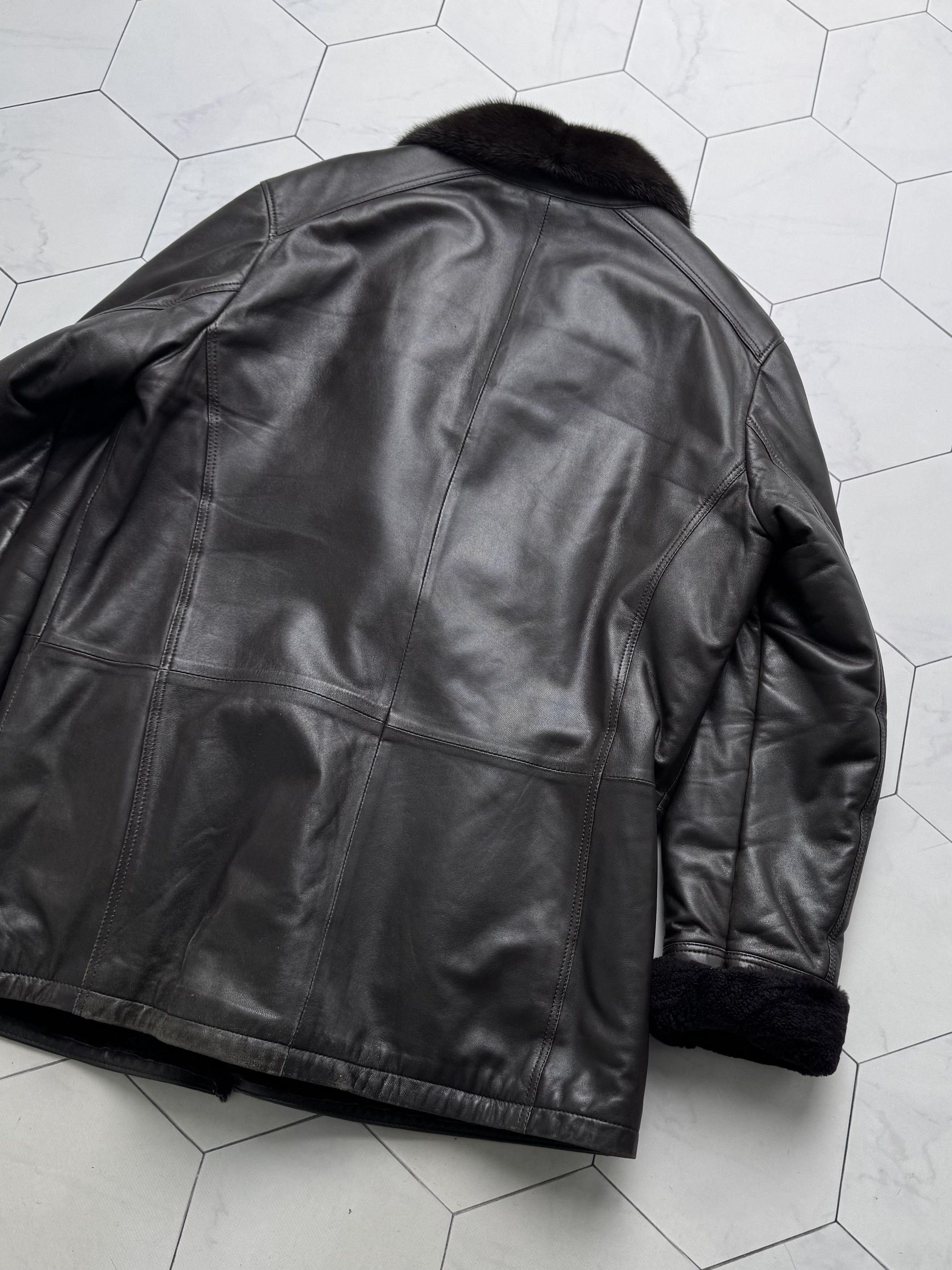 Vintage Vintage Real Sheepskin Coat (B250)D15E2 Size US XXL / EU 58 / 5 - 14 Thumbnail