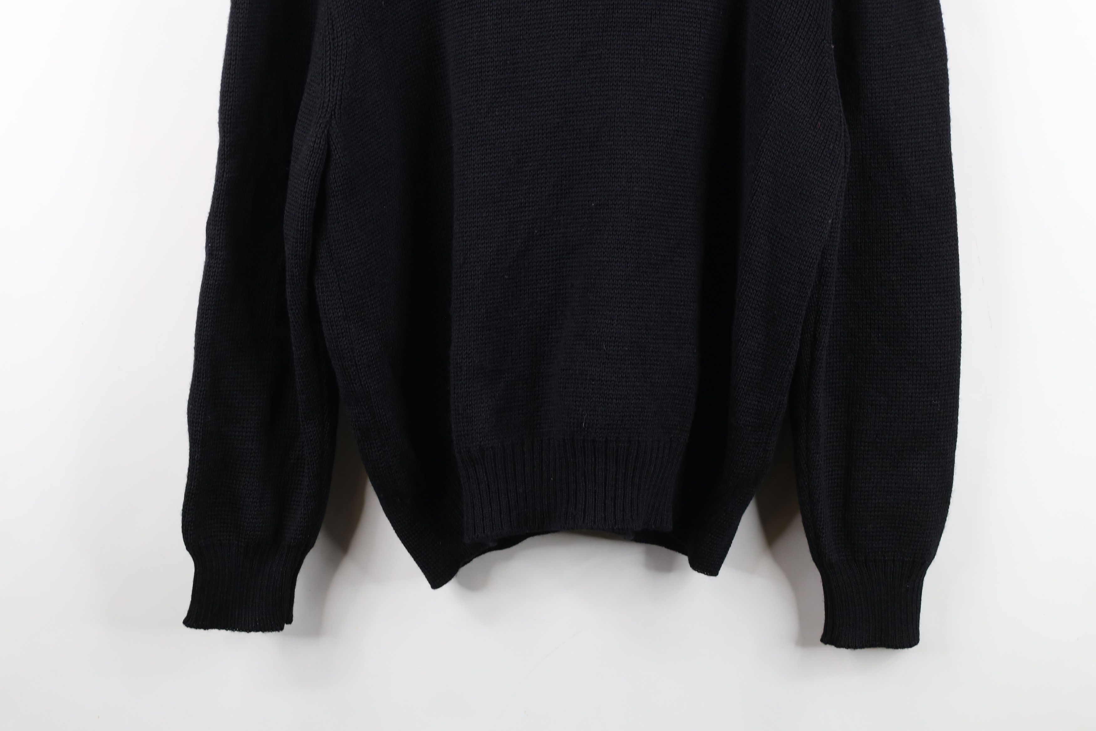 Vintage Vintage 50s Rockabilly Wool Suede Leather Cardigan Sweater Size US M / EU 48-50 / 2 - 15 Thumbnail