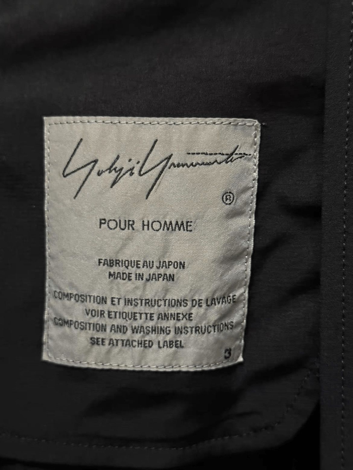Yohji Yamamoto Yohji Yamamoto Sz 3 Yohji Yamamoto Pour Homme 20SS Multi P Size US L / EU 52-54 / 3 - 7 Thumbnail