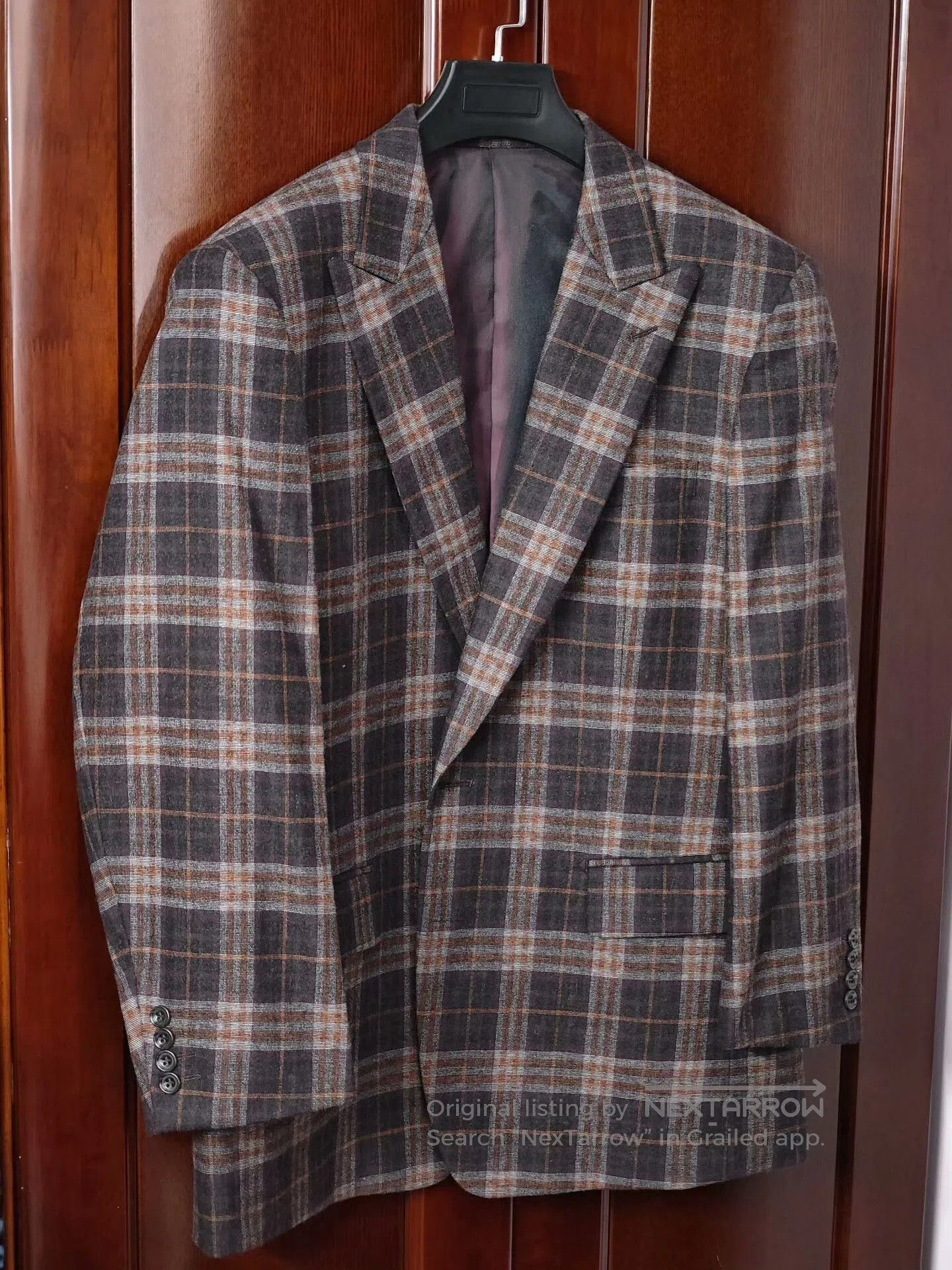 Japanese Brand Italian Wool Blend Custom Blazer. Size US L / EU 52-54 / 3 - 1 Thumbnail