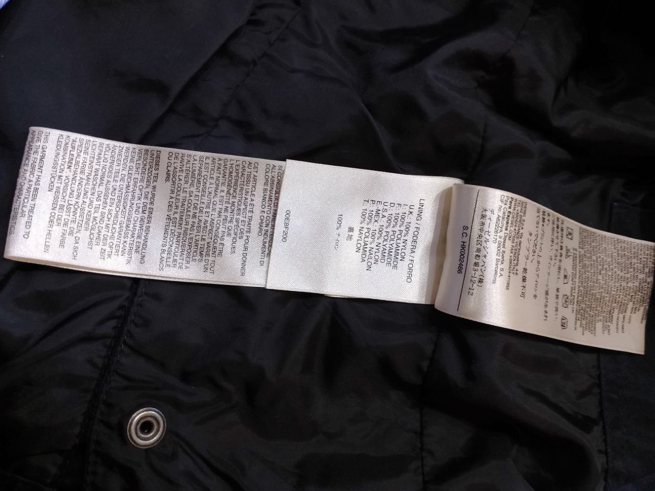 Diesel Diesel Long Utility Denim Jacket – Dark Blue, Size L, Hooded Size US L / EU 52-54 / 3 - 12 Thumbnail
