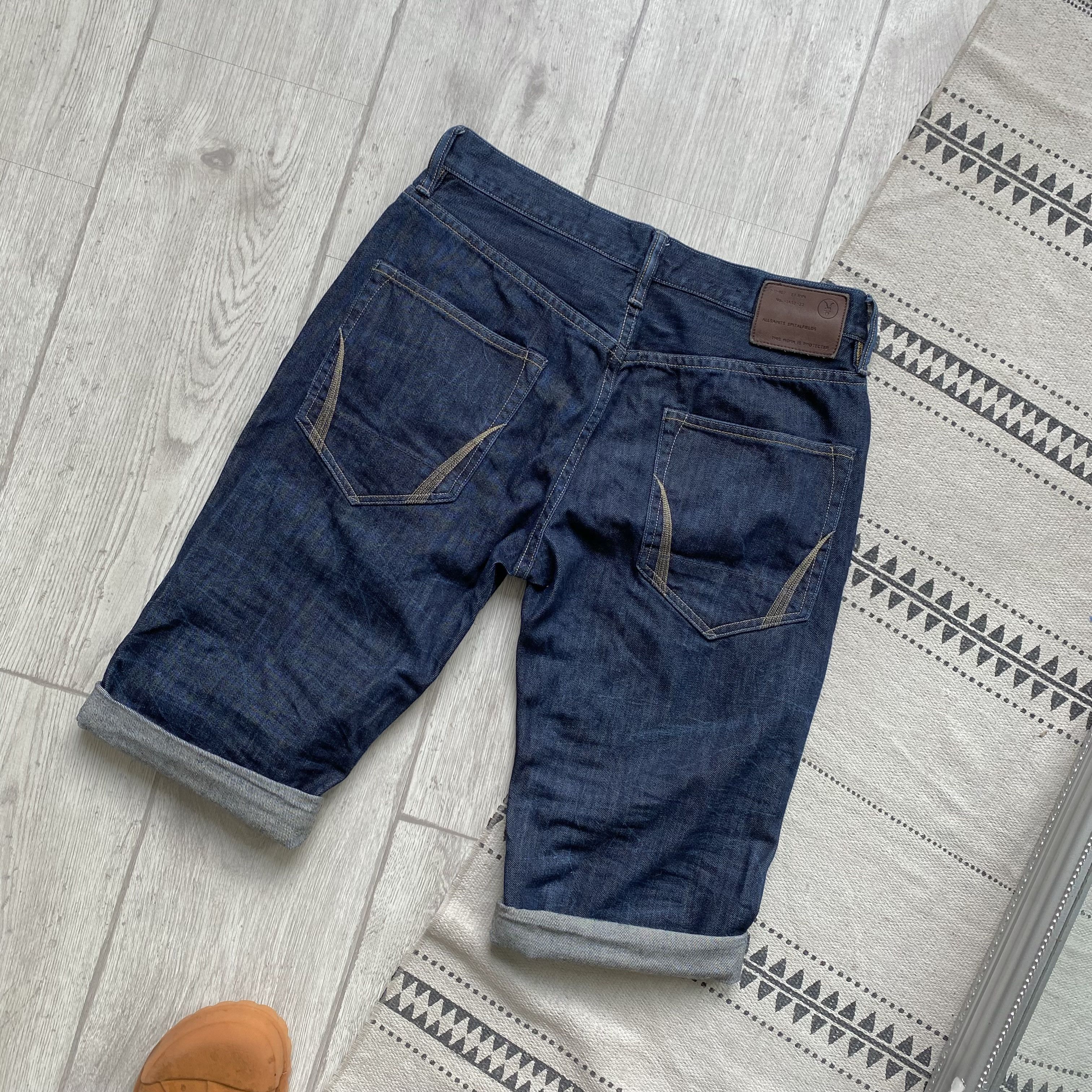 Allsaints ALLSAINTS Denim shorts indigo jeans slim Size US 29 - 9 Thumbnail