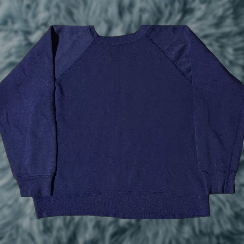 Vintage VINTAGE Military Hoodie XS Blue 70s 80s Distressed Boxy Sweatshirt USA Track Punk Retro 90s Mens XS Size US XS / EU 42 / 0 - 1 Thumbnail