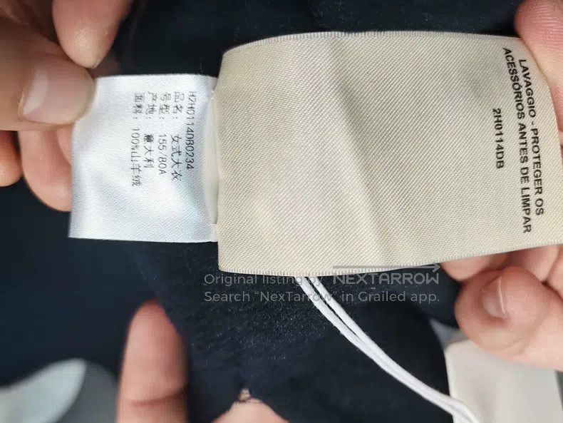 Hermes Hermes Navy Cloak Cashmere Coat Size XS / US 0-2 / IT 36-38 - 5 Thumbnail