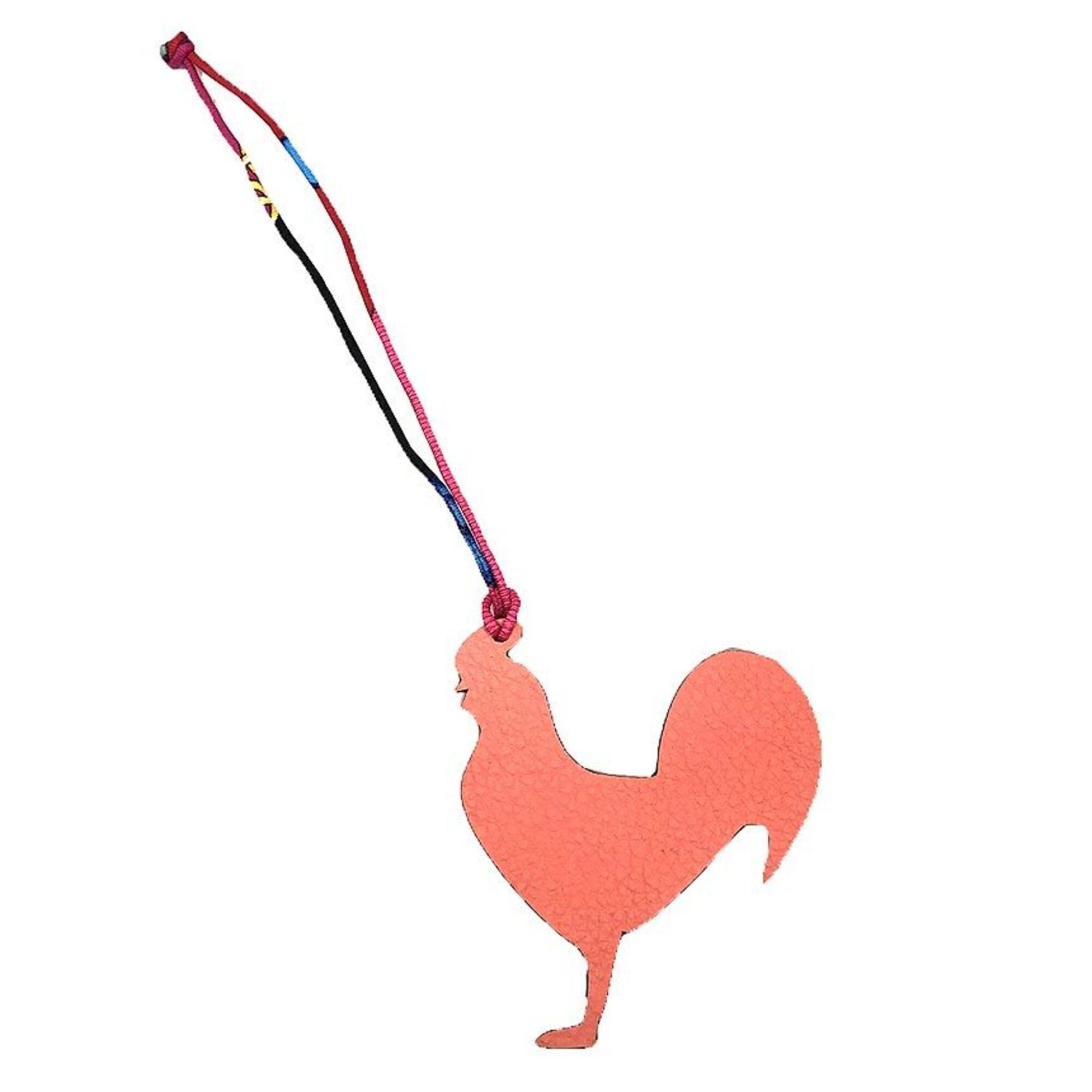 Hermes Hermes Petit H bag charm, chicken/bird design, COQ PM H1053268 01 Size ONE SIZE - 1 Thumbnail