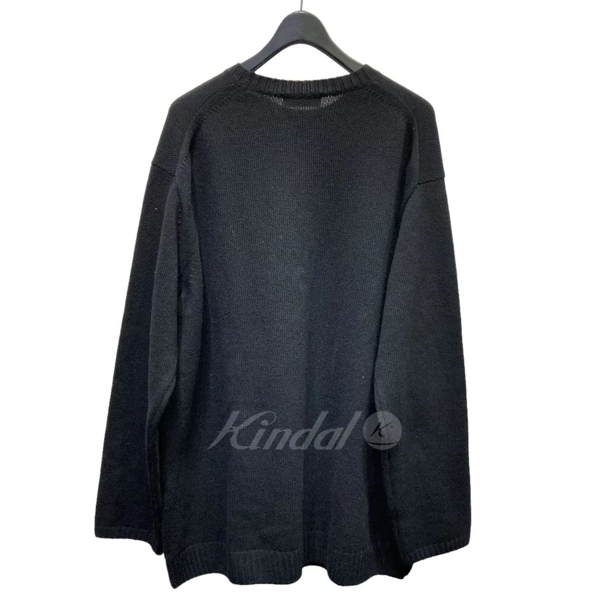 Yohji Yamamoto YOHJI YAMAMOTO pour homme 22AW CREW NECK knit Size US L / EU 52-54 / 3 - 2 Thumbnail