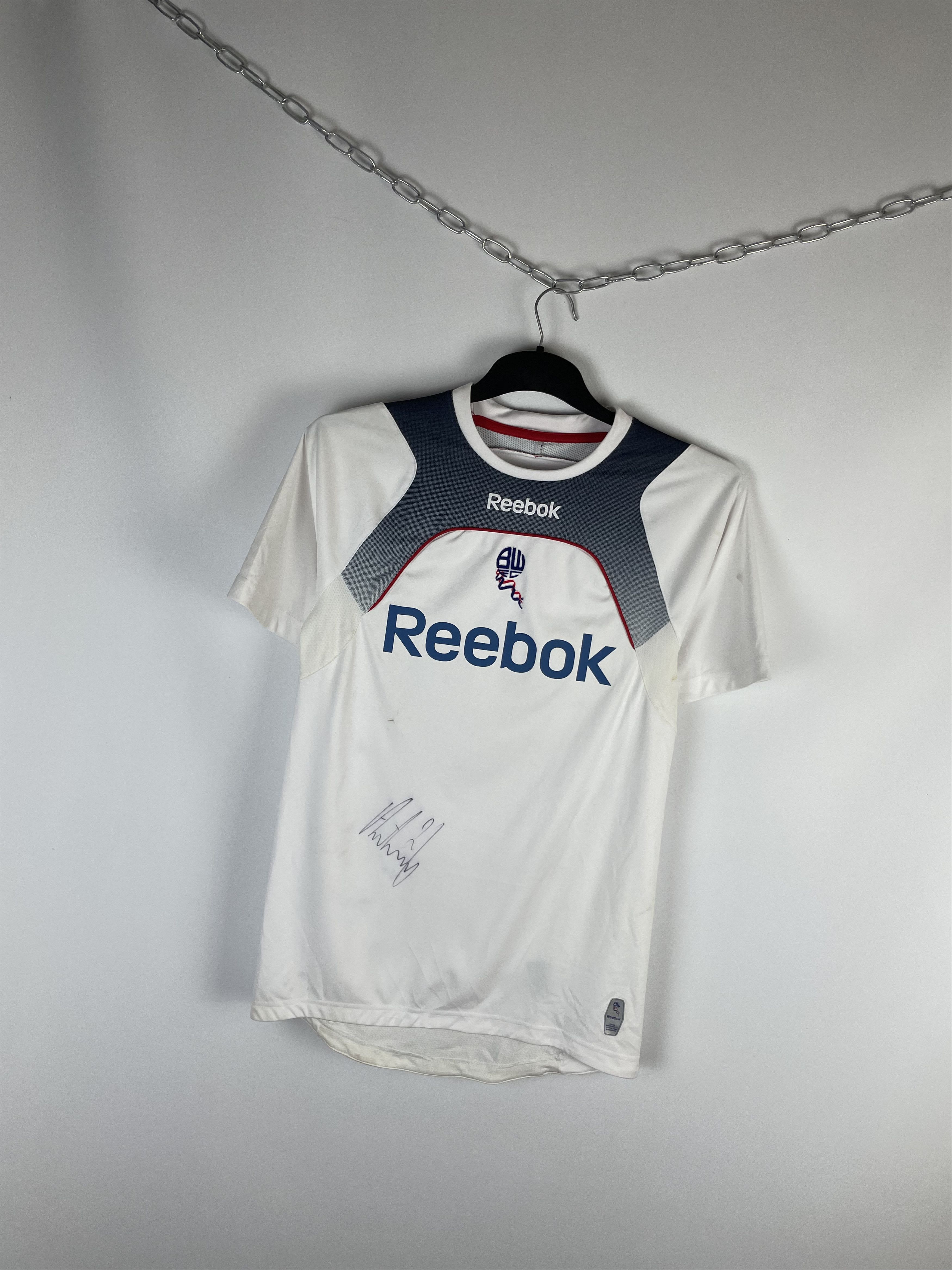 Reebok Bolton Wanderers Reebok 2008/09 Home Vintage Football Shirt Size US M / EU 48-50 / 2 - 2 Thumbnail