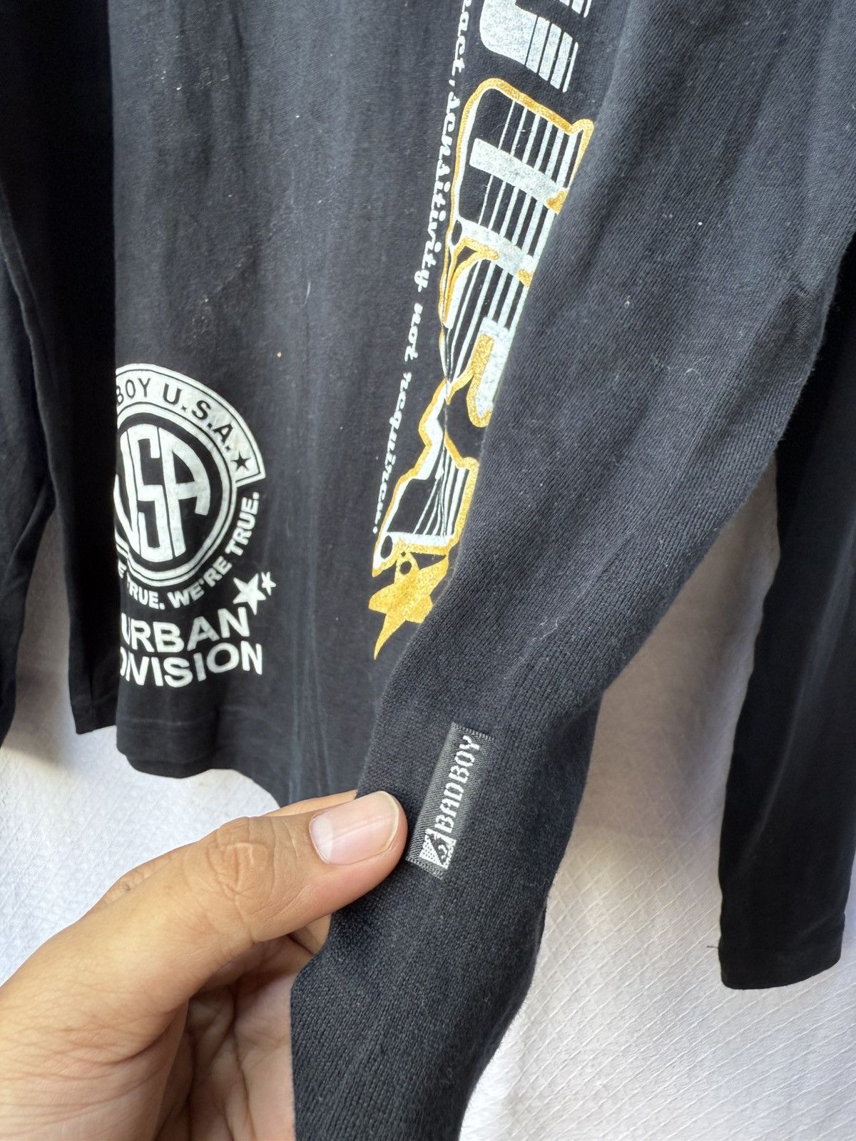 Japanese Brand Y2k badboy japanese style poem gothic longsleeve Size US M / EU 48-50 / 2 - 8 Thumbnail