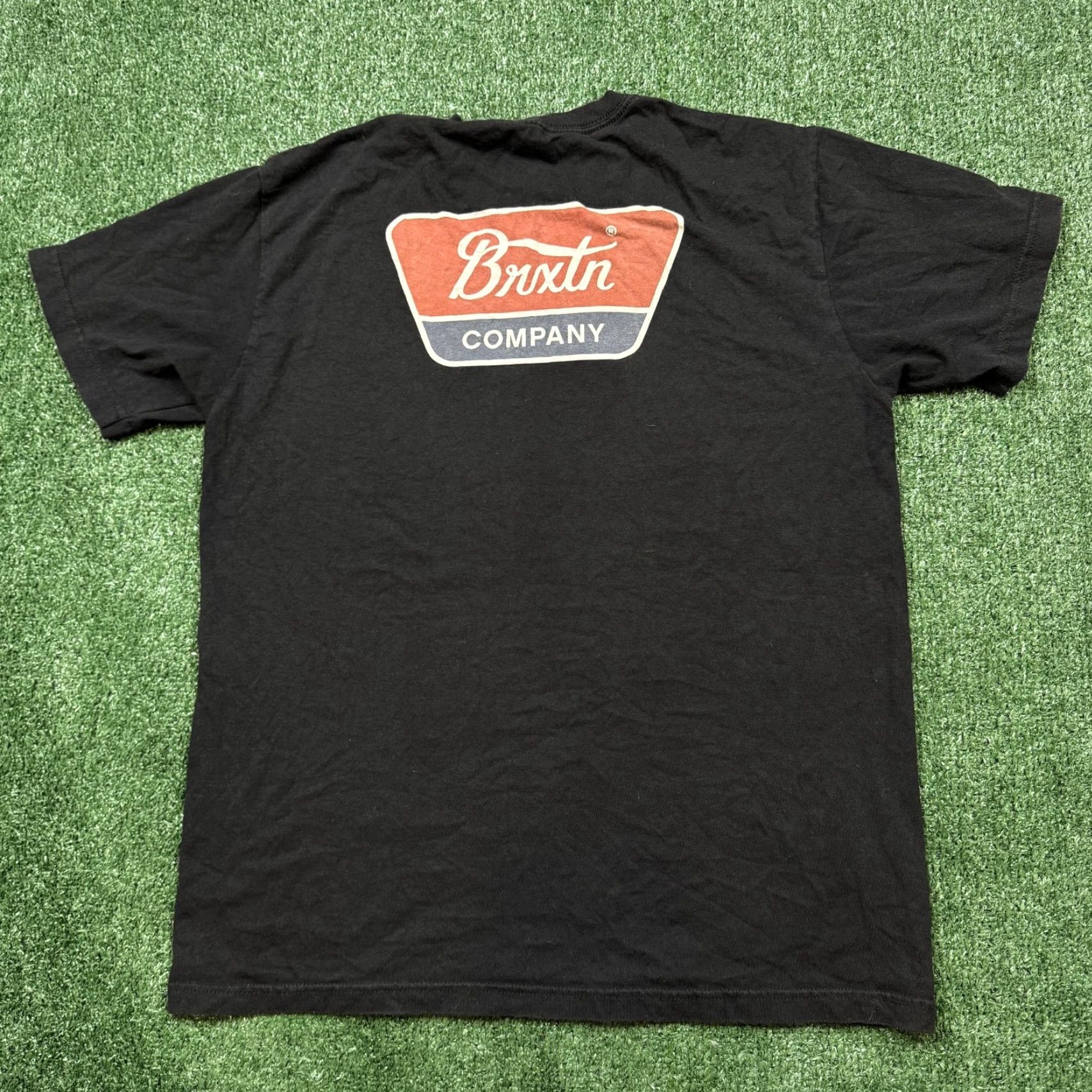 Brixton Brixton Men's T-Shirt Shirt M Black Logo California 90s Streetwear Color Black Short Sleeve Crew Neck Size US M / EU 48-50 / 2 - 3 Thumbnail