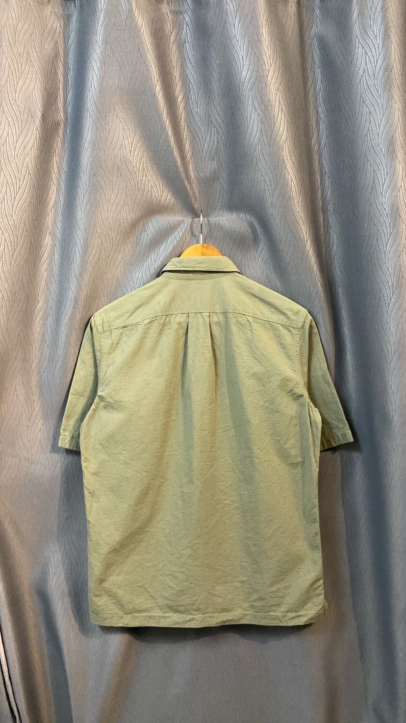 Lemaire × Uniqlo × Vintage UNIQLO AND LEMAIRE SHIRT BUTTON UP OLIVE GREEN SMALL Size US S / EU 44-46 / 1 - 7 Thumbnail