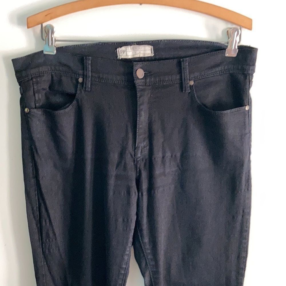 Free People Free People Black Denim Jeans Size 31 Size 31" - 4 Thumbnail
