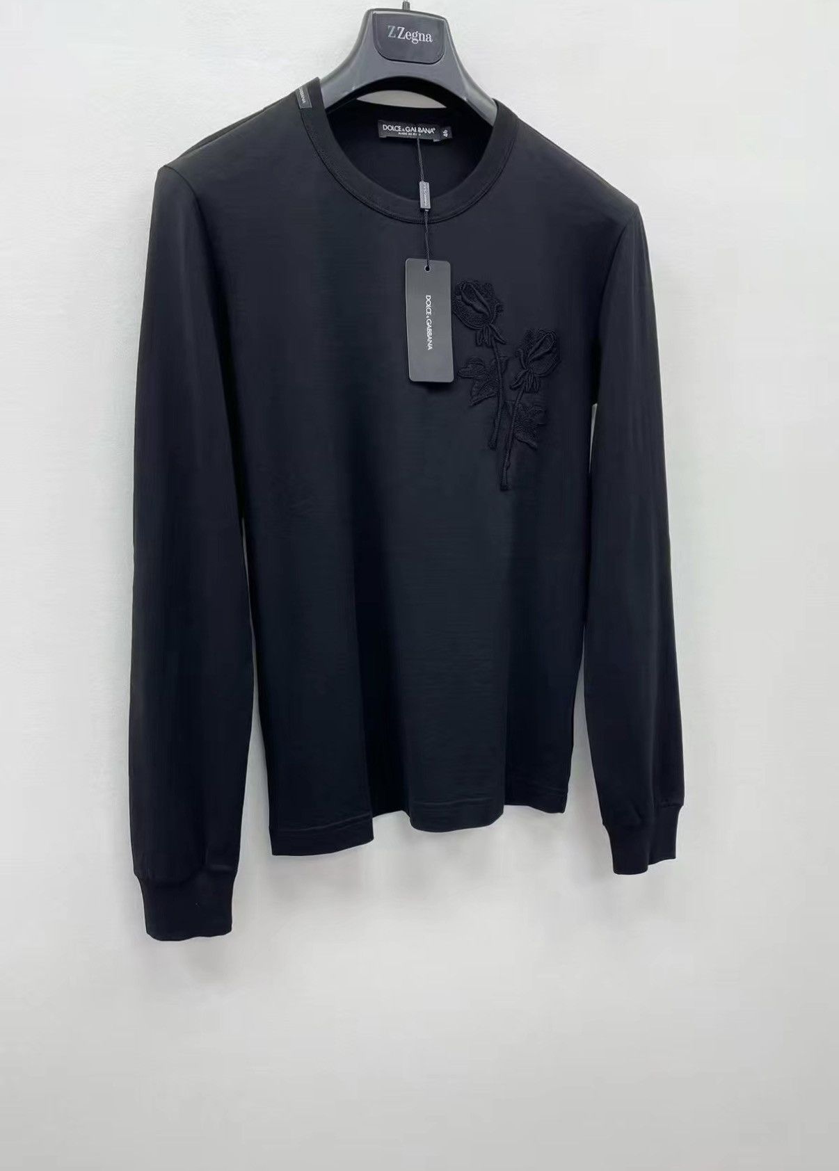 Dolce & Gabbana Dolce&Gabbana Heavy Embroidered Long Sleeve T-shirt J30 Size US S / EU 44-46 / 1 - 2 Thumbnail