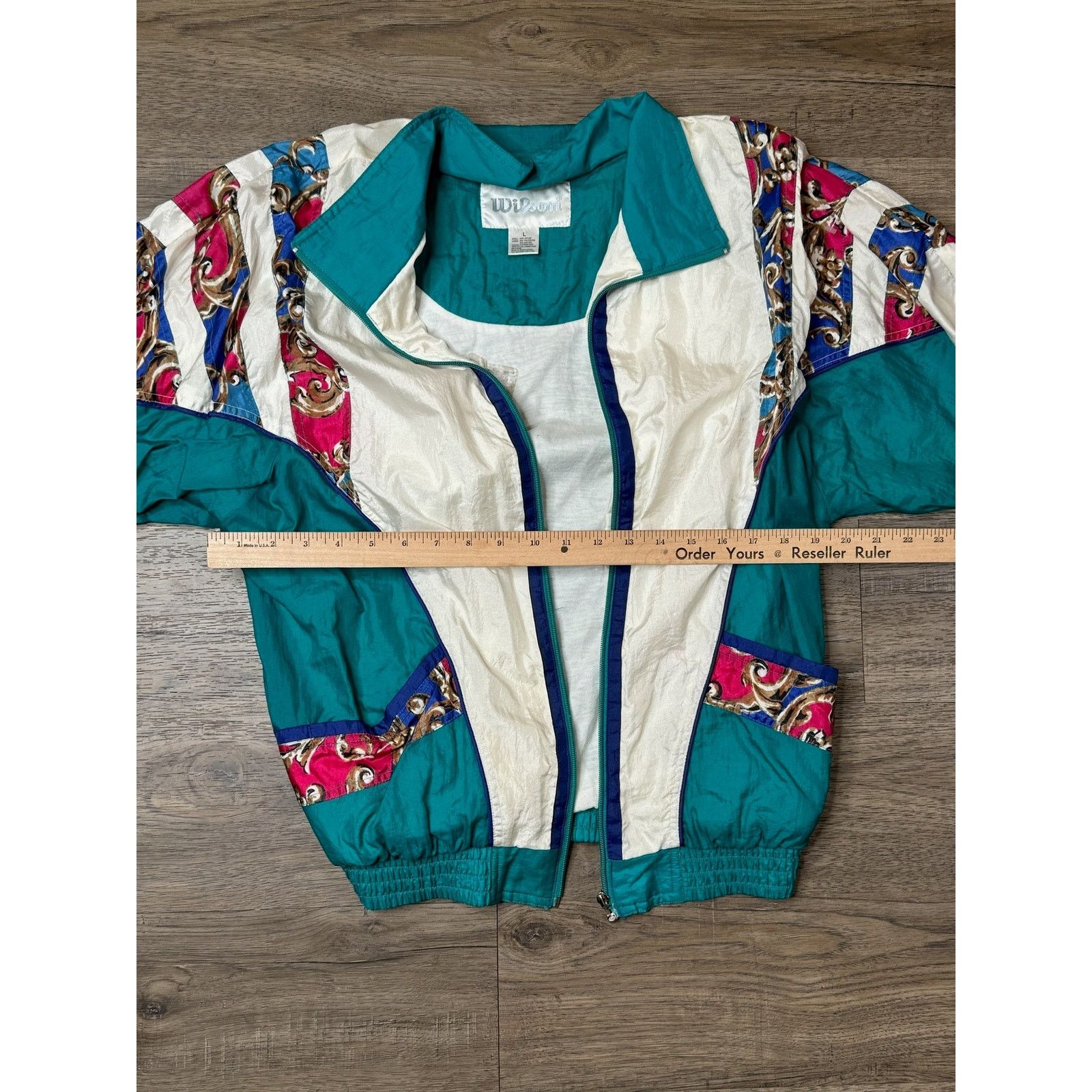 Vintage Wilson Vintage Windbreaker Jacket Size L - Broken Zipper Size L / US 10 / IT 46 - 4 Thumbnail