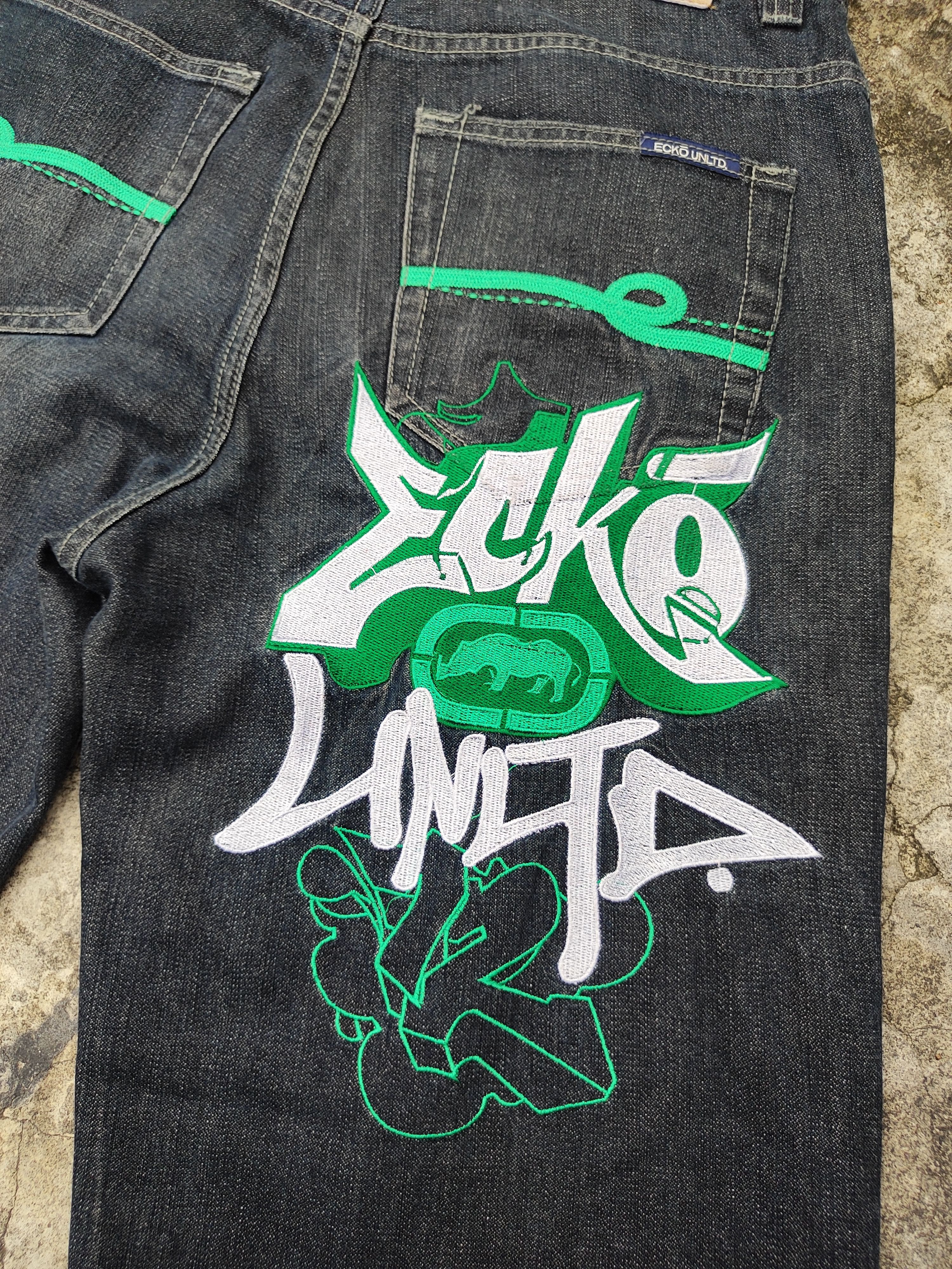 Ecko Unltd. Ecko Graffiti Jeans Size US 32 / EU 48 - 2 Thumbnail