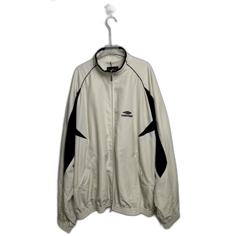 Balenciaga balenciaga white color block jacket Size US L / EU 52-54 / 3 - 1 Thumbnail