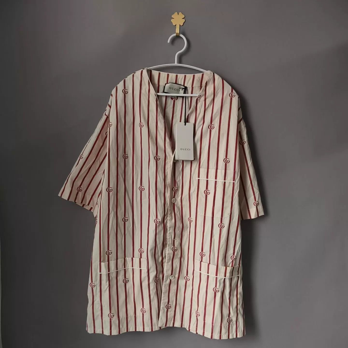 Gucci Gucci New Stripe Baseball Shirt 48 Size US M / EU 48-50 / 2 - 1 Thumbnail