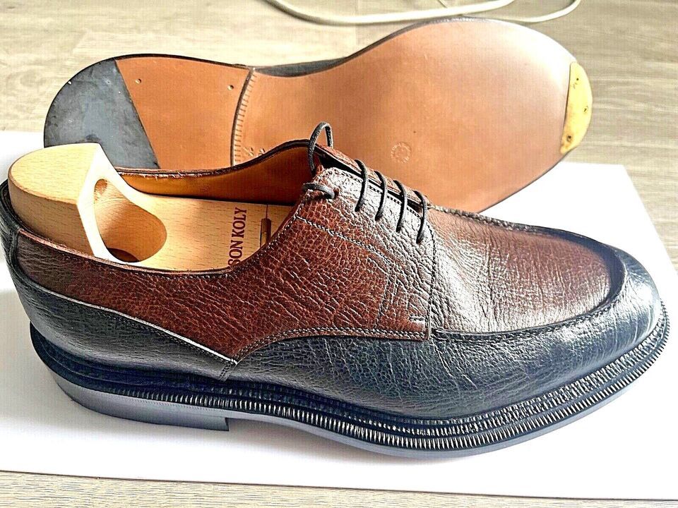 Enzo Bonafe Maison Koly X Bonafe Serengeti Kudu brown dark grey Size US 11.5 / EU 44-45 - 4 Thumbnail