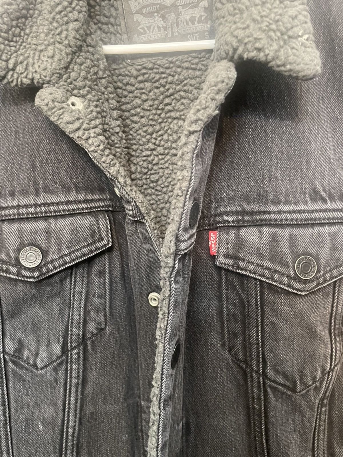 Levi's Vintage Clothing Levis denim sherpa jacket Size US S / EU 44-46 / 1 - 2 Thumbnail