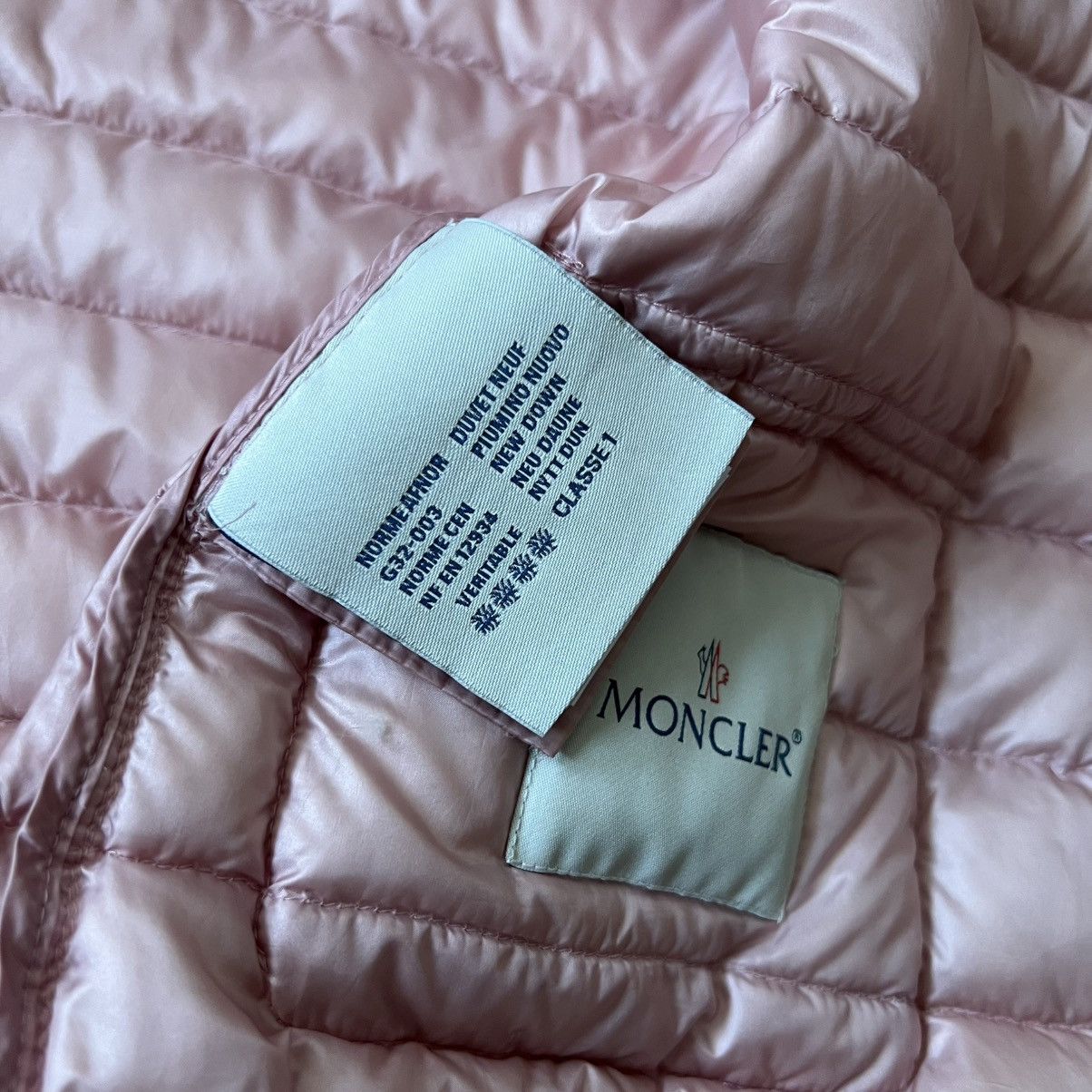 Moncler Moncler Lans Down Jacket Womens Pink Lightweight Puffer Size S / US 4 / IT 40 - 9 Thumbnail