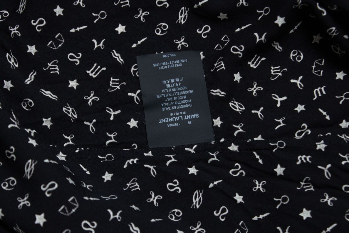 Saint Laurent Paris Saint Laurent, Constellation shirt in black and white Size US S / EU 44-46 / 1 - 5 Thumbnail