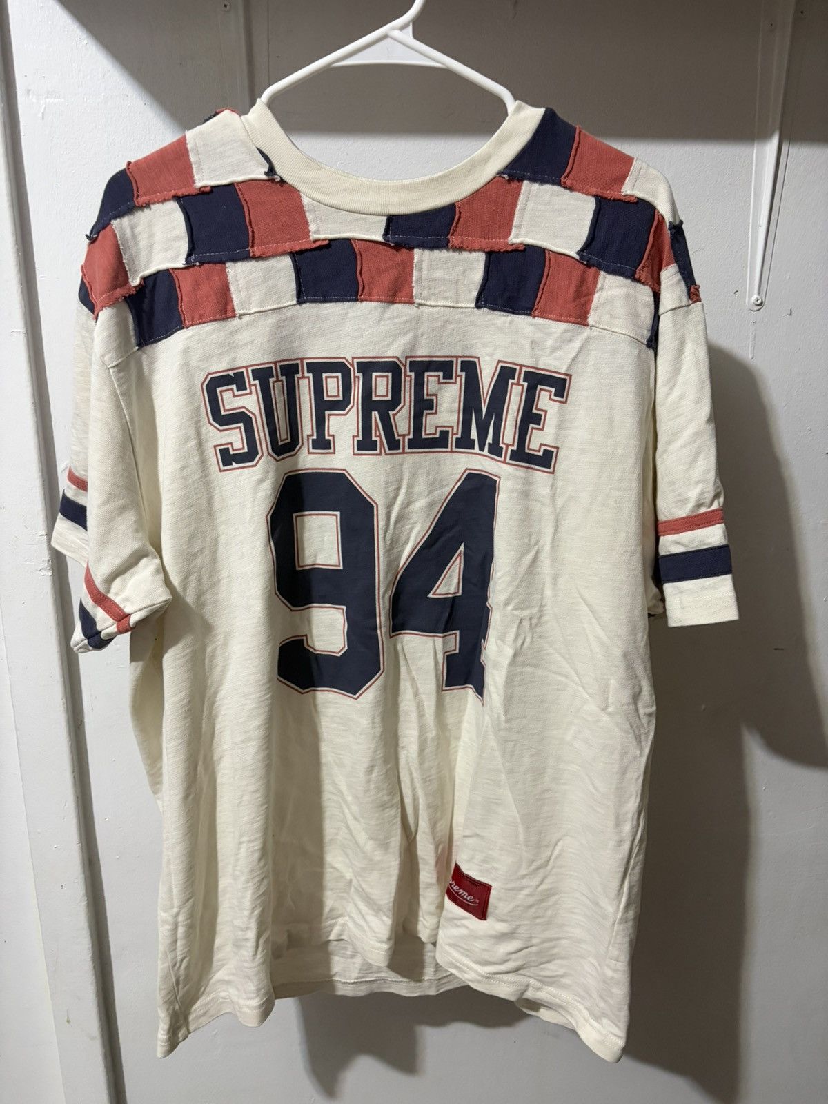 Supreme Supreme Patchwork Yoke Football Top Size US L / EU 52-54 / 3 - 1 Thumbnail