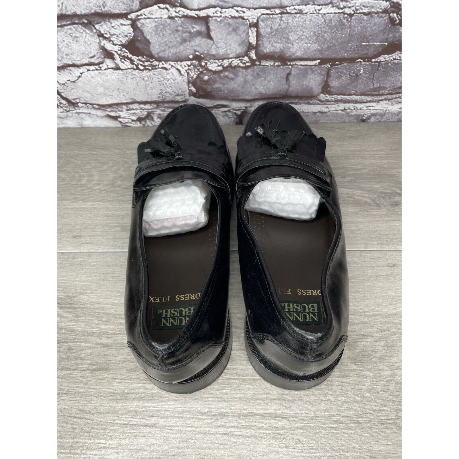 Nunn Bush Nunn Bush Dress Flex Black Leather Kiltie Tassel Loafers Sho Size US 12 / EU 45 - 5 Thumbnail