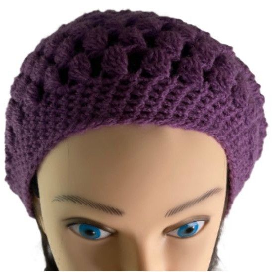 Handmade Crochet Slouch Hat Slouchy Beanie Snood Handmade Adult Size Size ONE SIZE - 4 Thumbnail