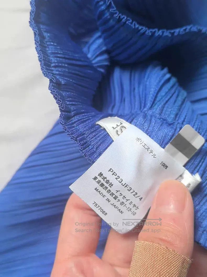 Issey Miyake Issey Miyake Blue Pants Size 26" / US 2 / IT 38 - 4 Thumbnail