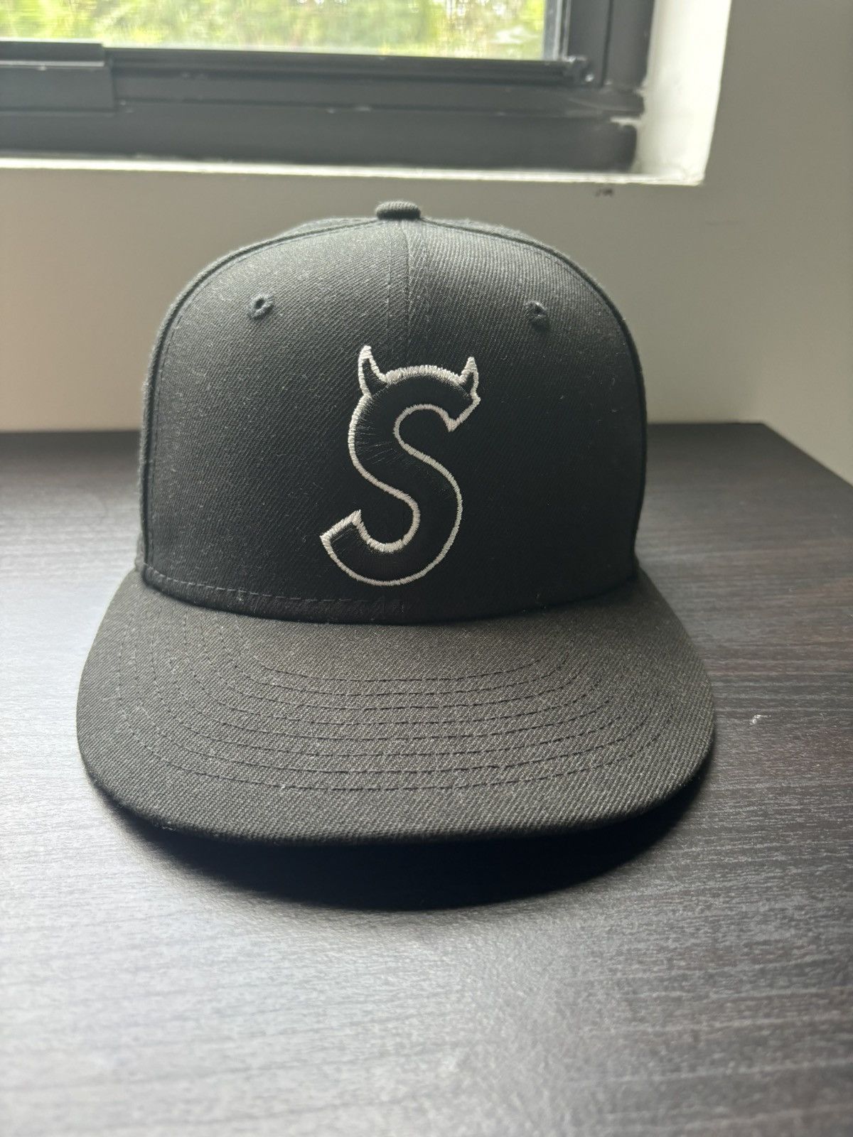 New Era × Supreme Supreme New Era Fitted “S” Devil Logo Hat | Grailed