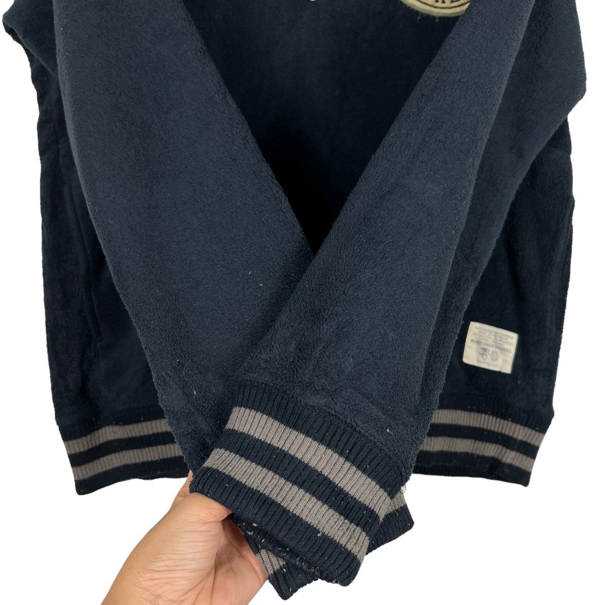Japanese Brand 🔥 VINTAGE NEW YORK YANKEES MLB ANORAK FLEECE Size US XL / EU 56 / 4 - 10 Thumbnail