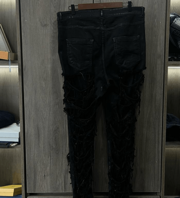 Rick Owens Rick Owens DRKSHDW Heavy Destroy Waxed Jeans Size US 34 / EU 50 - 5 Thumbnail