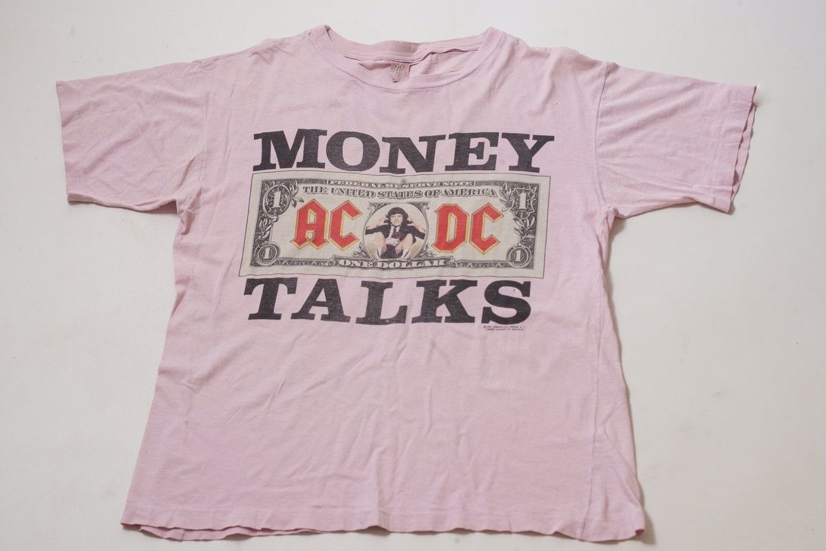 ac dc vintage money talks 90/91 tour shirt
