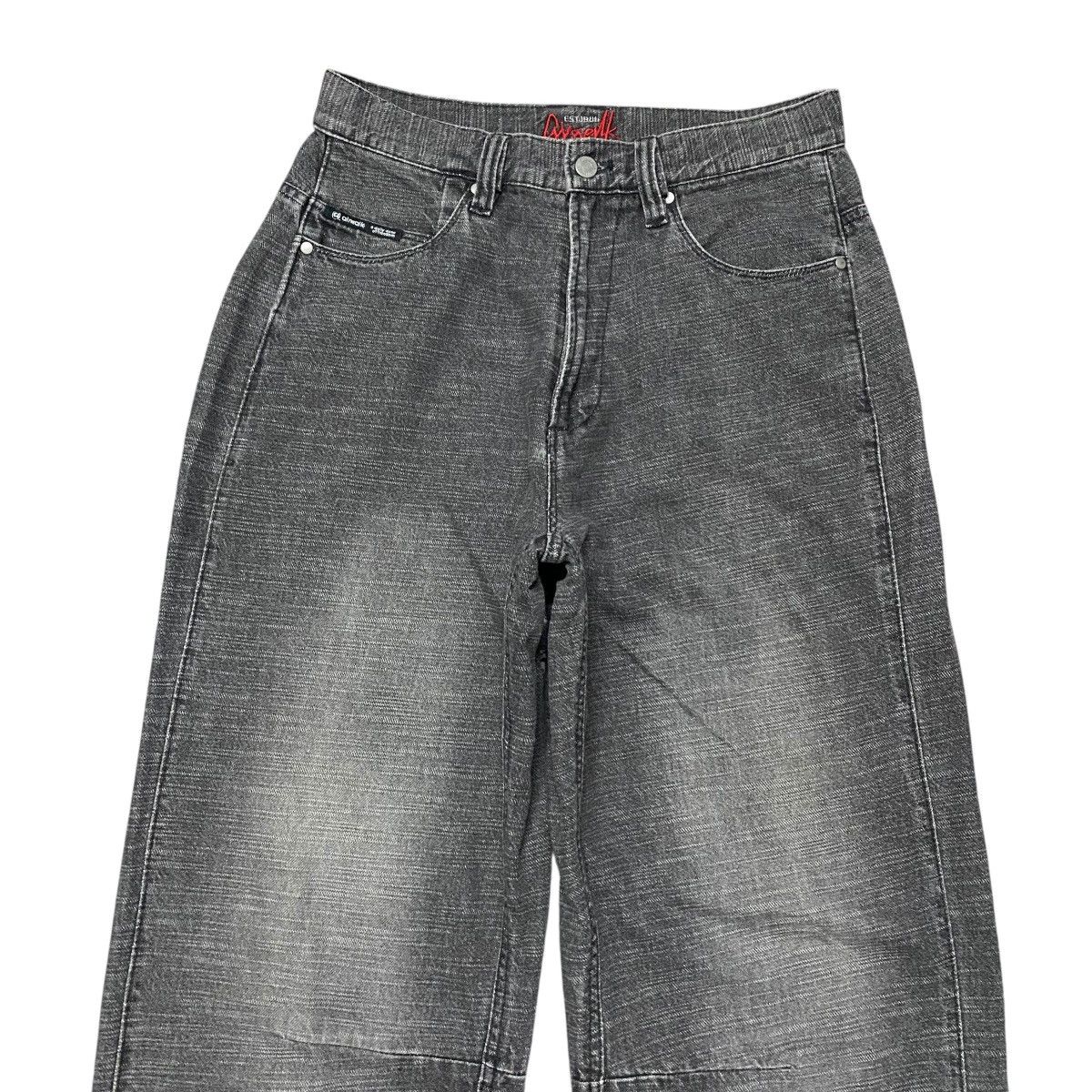 JNCO Vintage Y2K Airwalk Black Denim Baggy Jeans Size US 30 / EU 46 - 3 Thumbnail