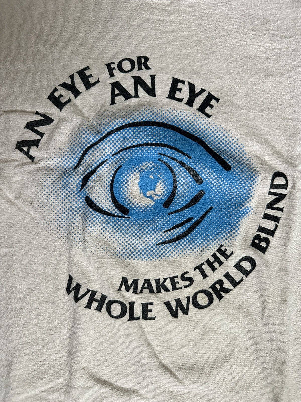 Other ‘Eye for an eye’ vintage single stitch tee Size US L / EU 52-54 / 3 - 1 Thumbnail