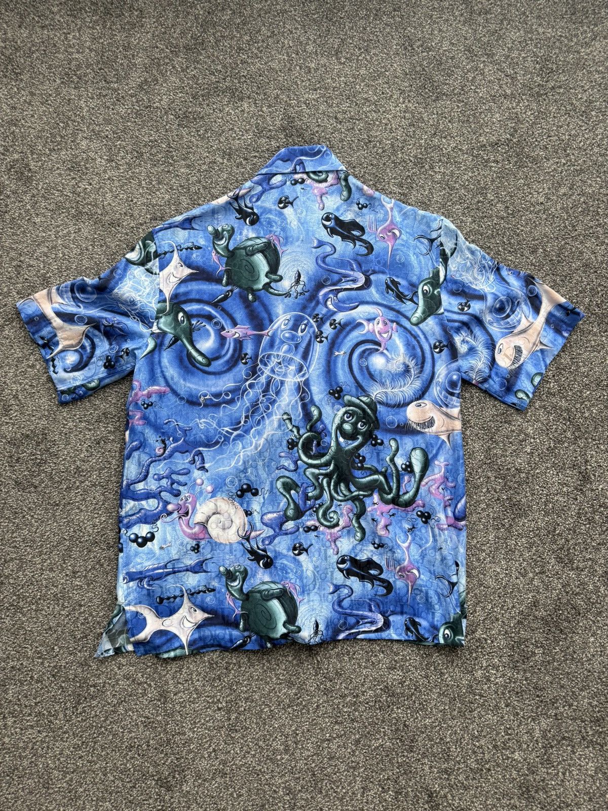 Dior Dior x Kenny Scharf Oblique Button up Shirt - 40 Size US M / EU 48-50 / 2 - 2 Thumbnail