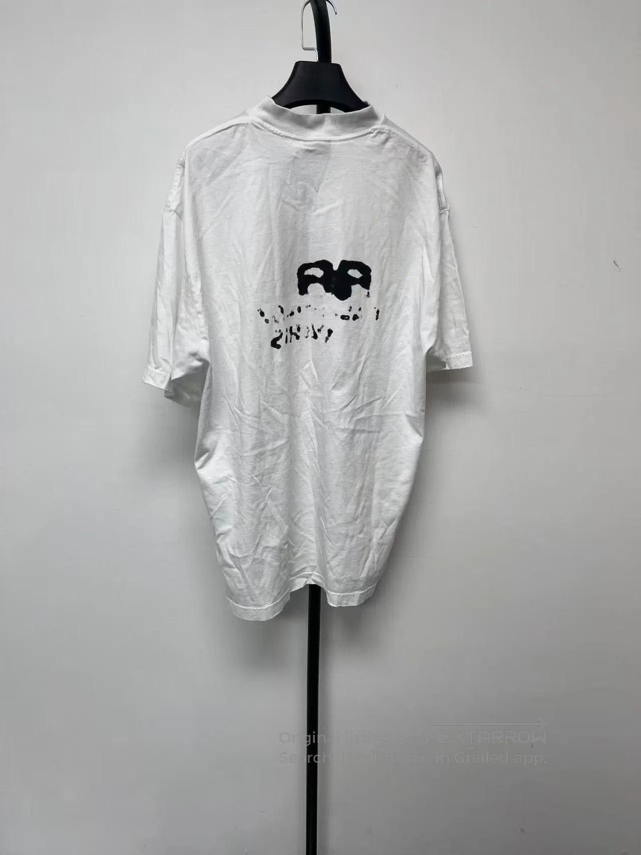 Balenciaga Balenciaga Men's Logo Print Crewneck T-Shirt. Size US S / EU 44-46 / 1 - 2 Thumbnail
