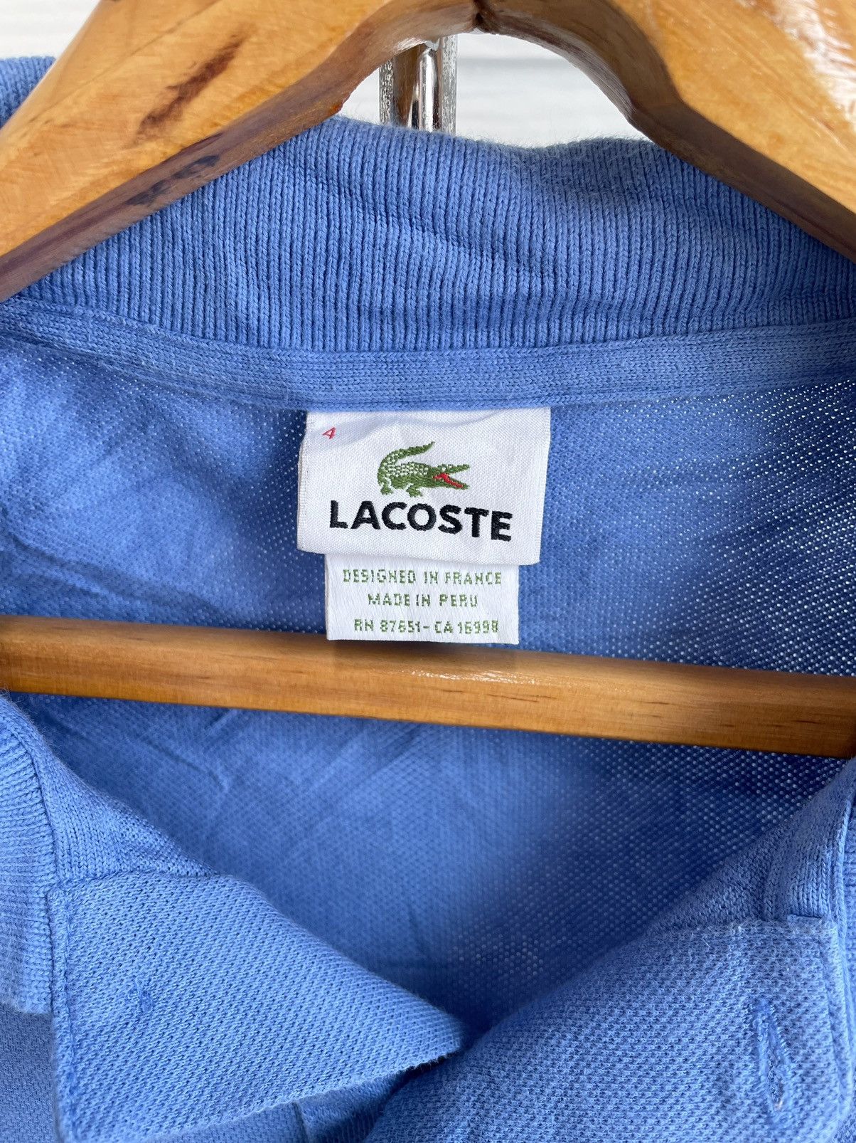 Lacoste × Vintage LACOSTE POLO SHIRT Size US L / EU 52-54 / 3 - 7 Thumbnail